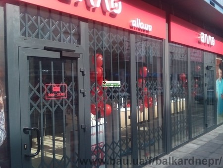 Решетки раздвижные